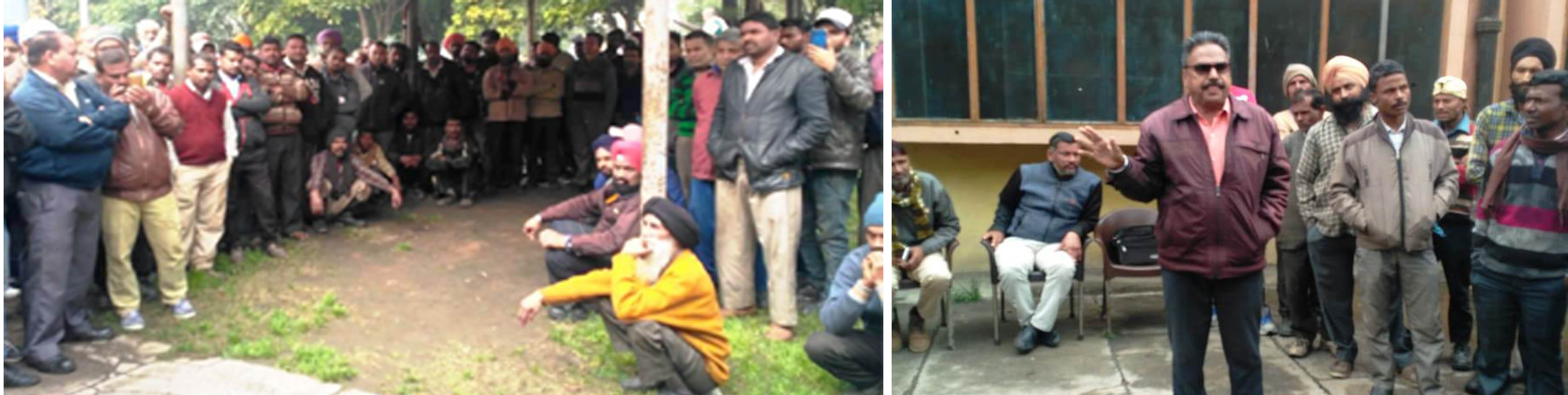 ਆਰ. ਟੀ. ਪੀ. ਕੰਟਰੈਕਟਰ ਵਰਕਰਜ਼ ਯੂਨੀਅਨ ਦੀ ਭਰਵੀਂ ਇਕੱਤਰਤਾ