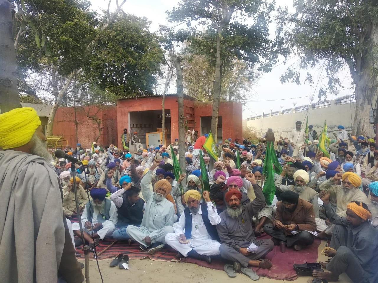 ਭਾਕਿਯੂ ਨੇ ਥਾਣਾ ਲੌਂਗੋਵਾਲ ਵਿਖੇ ਦਿੱਤਾ ਰੋਸ ਧਰਨਾ