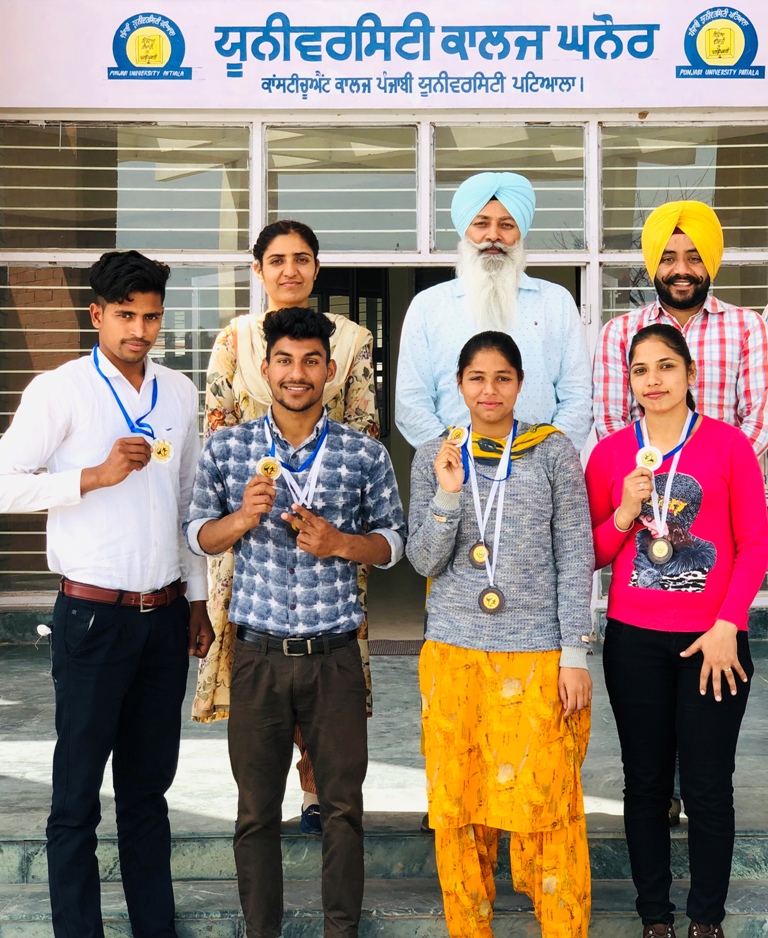 ਕਾਲਜ ਦੇ 6 ਵਿਦਿਆਰਥੀਆਂ ਨੇ ਜਿੱਤੇ ਚਾਂਦੀ ਤੇ ਕਾਂਸੀ ਦੇ ਤਮਗੇ