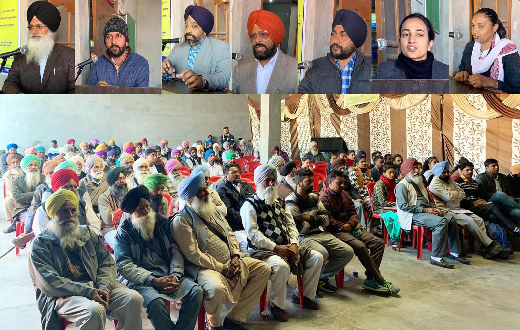 ‘ਮਿਸ਼ਨ ਤੰਦਰੁਸਤ ਪੰਜਾਬ’ ਤਹਿਤ ਕਿਸਾਨ ਸਿਖਲਾਈ ਕੈਂਪ ਲਾਇਆ