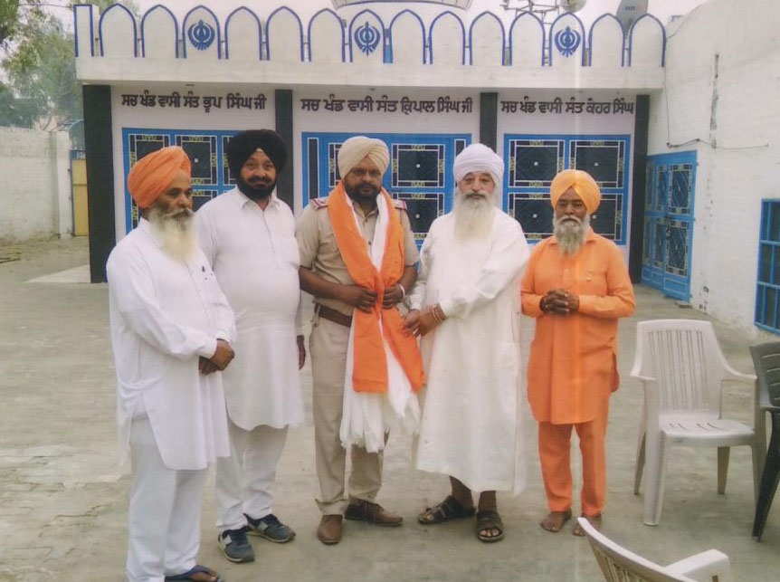 ਚੌਕੀ ਇੰਚਾਰਜ ਪ੍ਰੀਤਮ ਸਿੰਘ ਵਧੀਆ ਸੇਵਾਵਾਂ ਬਦਲੇ ਸਨਮਾਨਤ