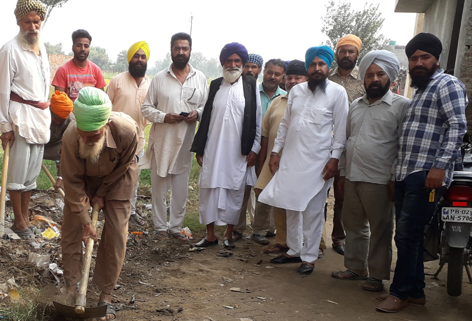 ਕਾਮਰੇਡ ਲਾਲੀ ਨੇ ਨਰੇਗਾ ਸਕੀਮ ਹੇਠ ਚੱਲ ਰਹੇ ਵਿਕਾਸ ਕੰਮਾਂ ਦਾ ਲਿਆ ਜਾਇਜ਼ਾ
