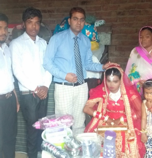 ਲੋਡ਼ਵੰਦ ਪਰਿਵਾਰ ਦੀ ਲਡ਼ਕੀ ਦੇ ਵਿਆਹ ਮੌਕੇ ਕੀਤੀ ਮਦਦ