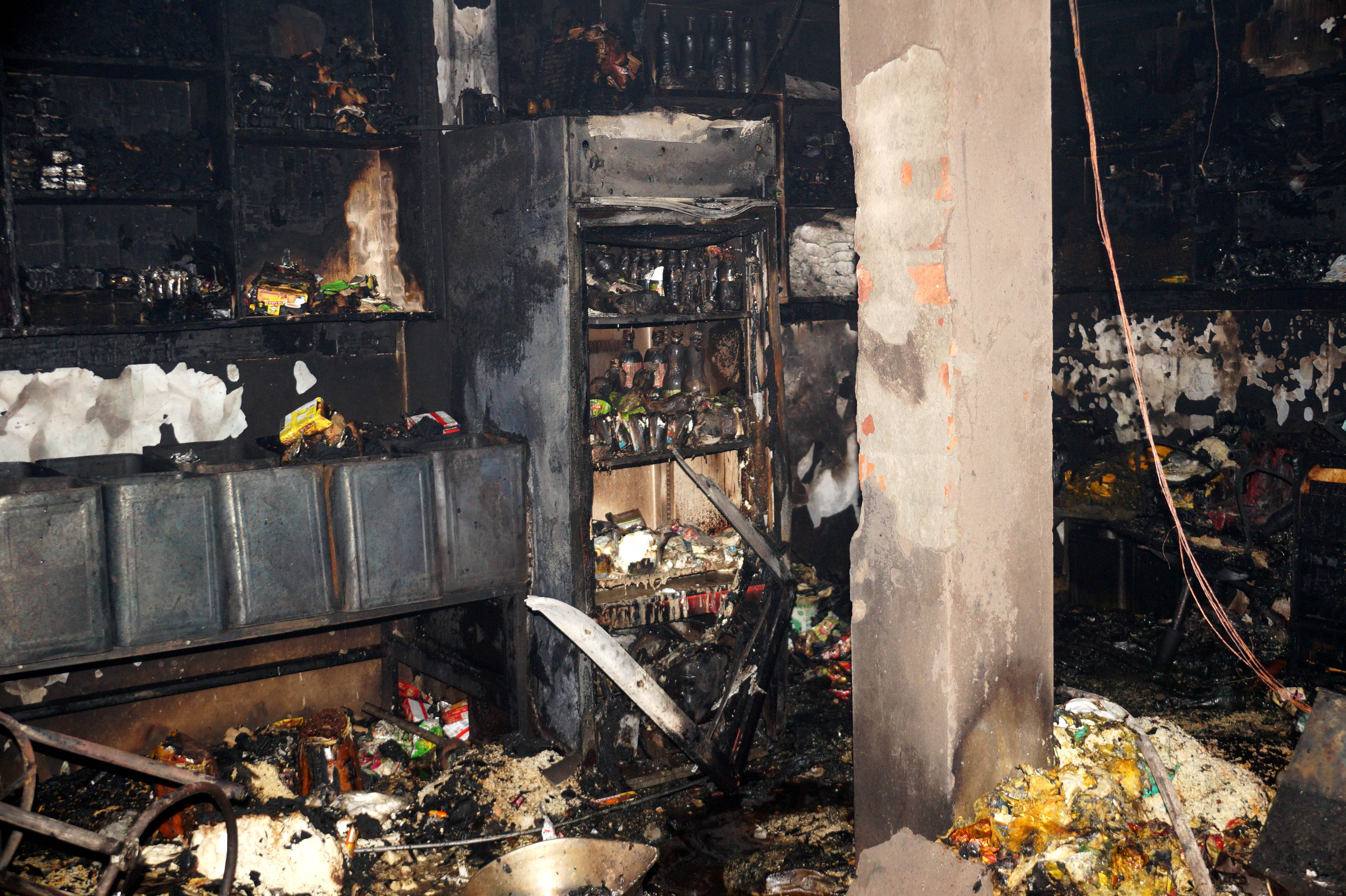 ਗੋਪਾਲ ਨਗਰ ’ਚ ਕਰਿਆਨੇ ਦੀ ਦੁਕਾਨ ਨੂੰ ਲੱਗੀ ਅੱਗ