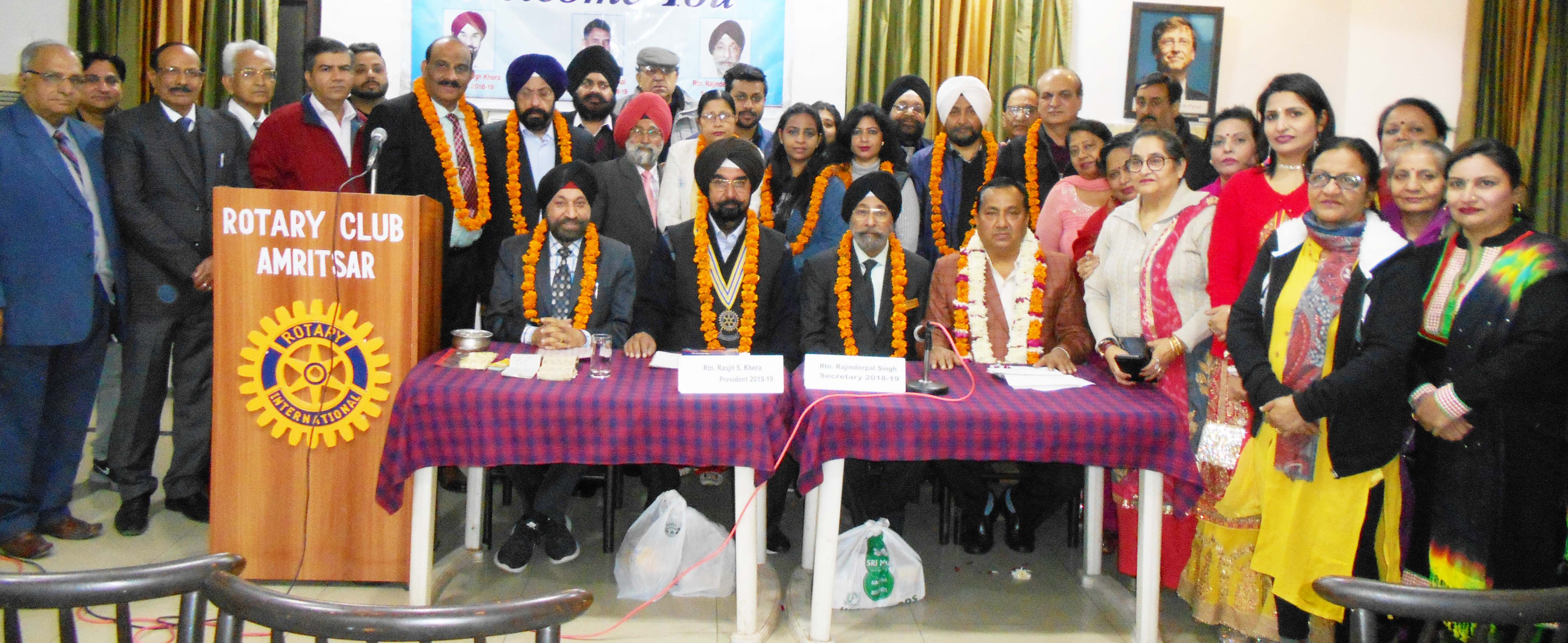 ਰਮੇਸ਼ ਮਹਾਜਨ ਹੋਣਗੇ ਰੋਟਰੀ ਨਾਰਥ ਸਾਲ 2019-20 ਦੇ ਪ੍ਰਧਾਨ