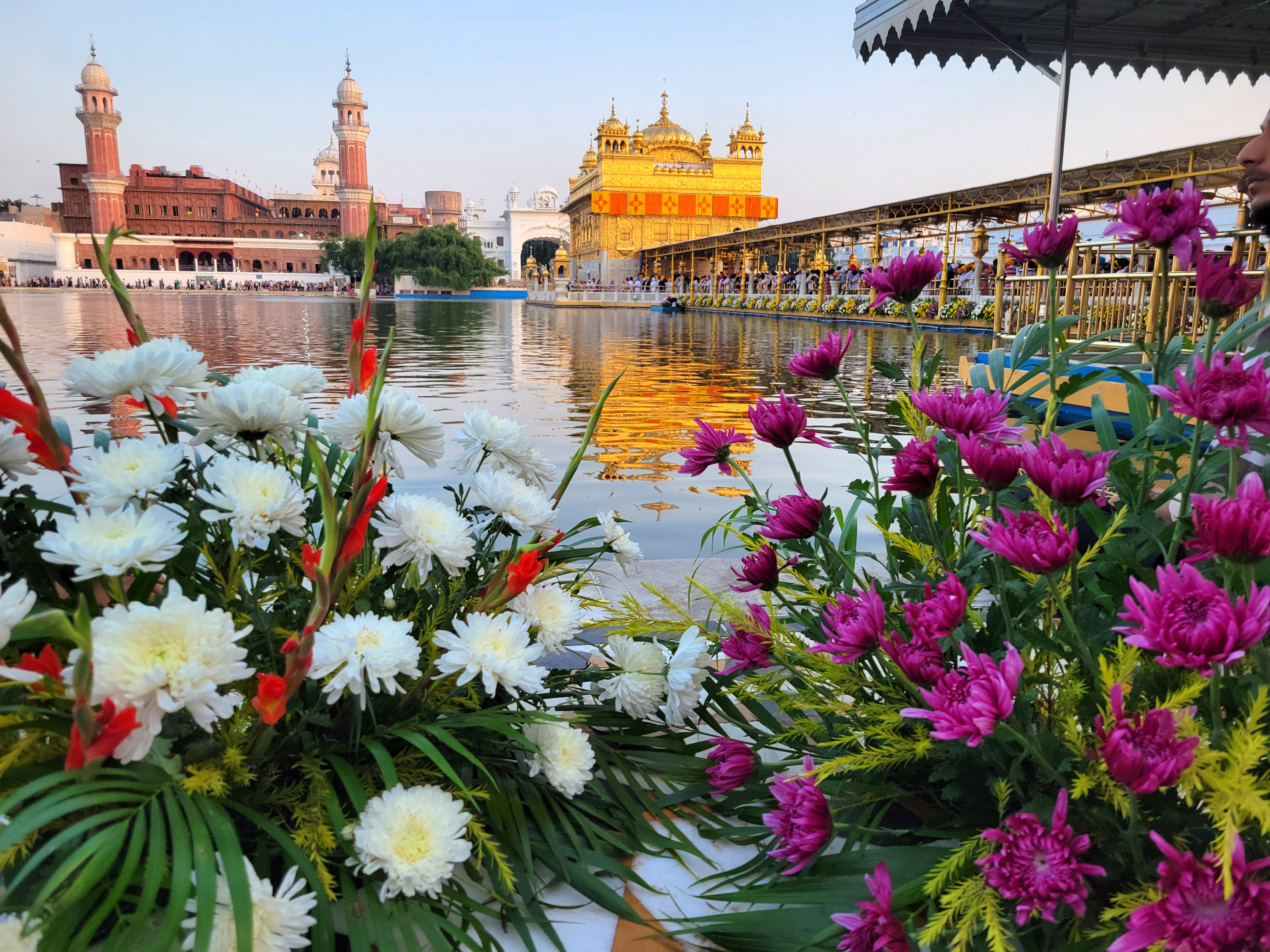 ਸ੍ਰੀ ਗੁਰੂ ਰਾਮਦਾਸ ਜੀ ਦੇ ਪ੍ਰਕਾਸ਼ ਪੁਰਬ ਸਬੰਧੀ ਸ੍ਰੀ ਹਰਿਮੰਦਰ ਸਾਹਿਬ ਵਿਖੇ ਲਾਈਟਾਂ ਤੇ ਫੁੱਲਾਂ ਦੀ ਸਜਾਵਟ ਸ਼ੁਰੂ (ਤਸਵੀਰਾਂ)