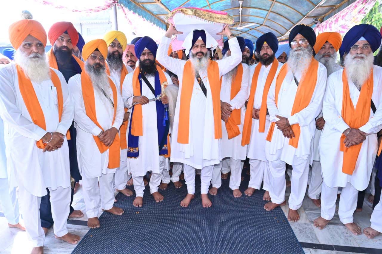 ਮੀਰੀ-ਪੀਰੀ ਖਾਲਸਾ ਮਾਰਚ ਦੀ ਗੁ: ਸਾਹਿਬ ਪਾ: ਛੇਵੀਂ ਤੇ ਨੌਵੀਂ, ਕਰਹਾਲੀ ਸਾਹਿਬ ਤੋਂ ਆਰੰਭਤਾ ਮੌਕੇ ਦੇ ਦ੍ਰਿਸ਼