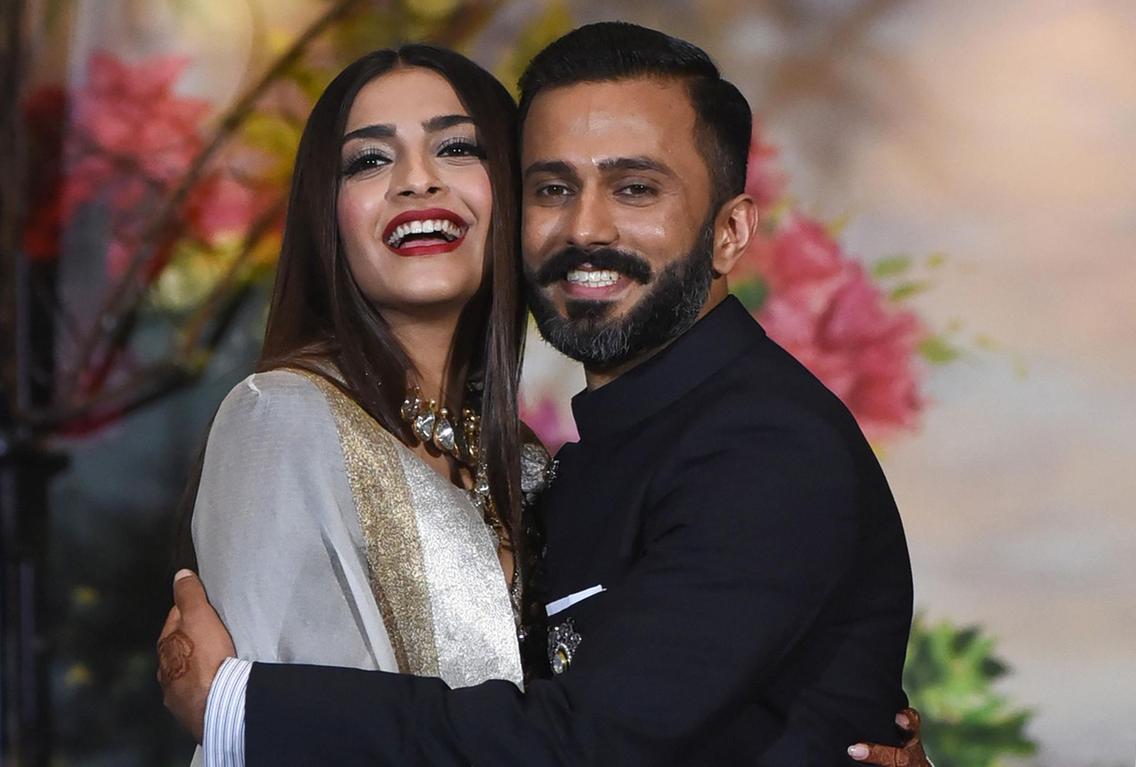 PunjabKesari,Sonam Kapoor Image, Anand Ahuja Image