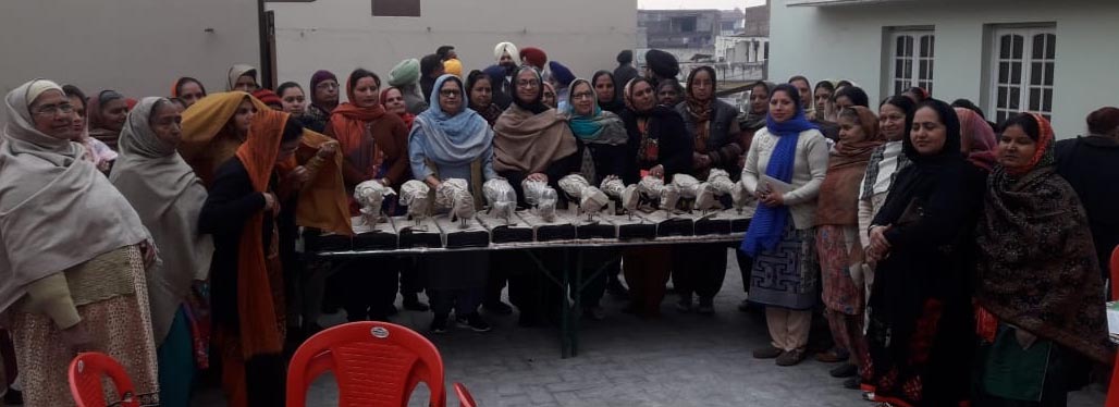 ਮਾਈ ਭਾਗੋ ਵੈੱਲਫ਼ੇਅਰ ਸੋਸਾਇਟੀ ਵੱਲੋਂ ਜ਼ਰੂਰਤਮੰਦ ਔਰਤਾਂ ਨੂੰ 12 ਸਿਲਾਈ ਮਸ਼ੀਨਾਂ ਭੇਟ