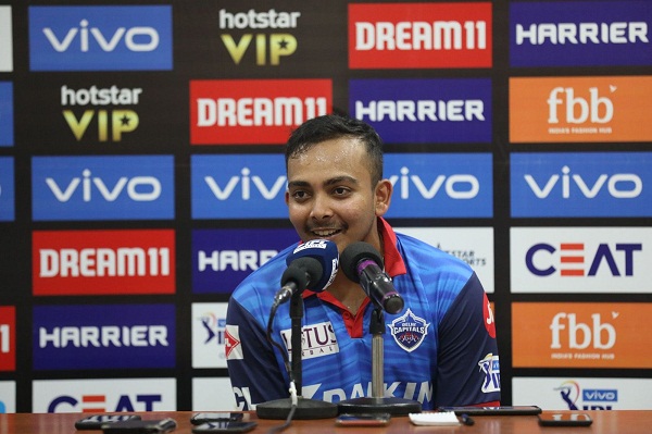 pant best finisher among young players  prithvi shah