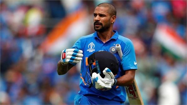 dhawan out of world cup 2019
