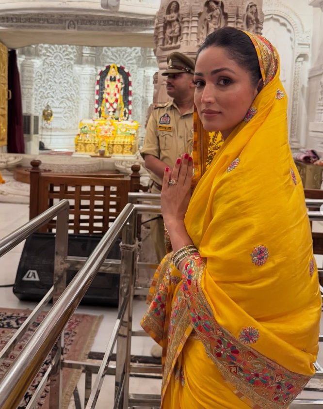ਅਯੁਧਿਆ ਪਹੁੰਚੀ ਯਾਮੀ ਗੌਤਮ, ਲਿਆ ਰਾਮ ਲੱਲਾ ਦਾ ਆਸ਼ੀਰਵਾਦ