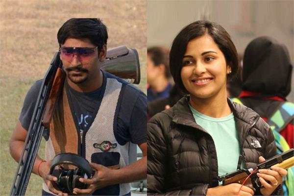shooting federation sent hina and ankur to khel ratna for their names