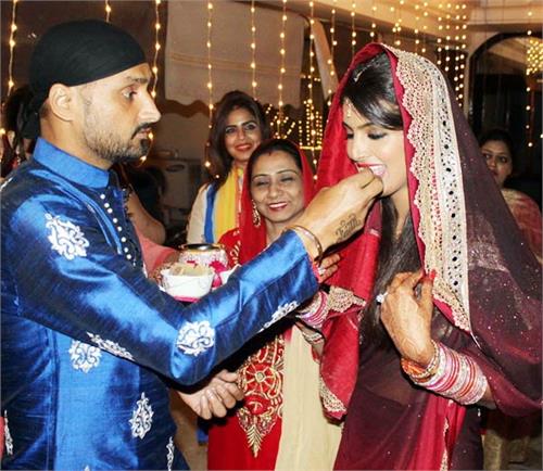 geeta basra s karwa chauth fast for harbhajan singh
