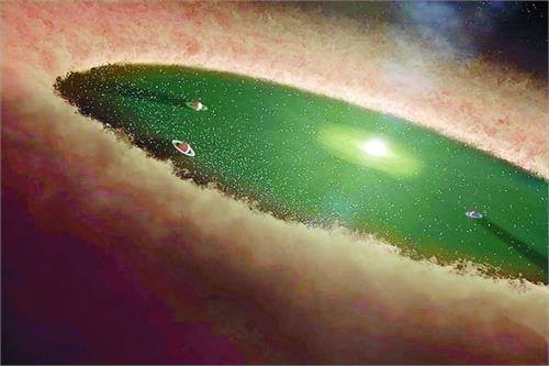 see the birth of a new planet