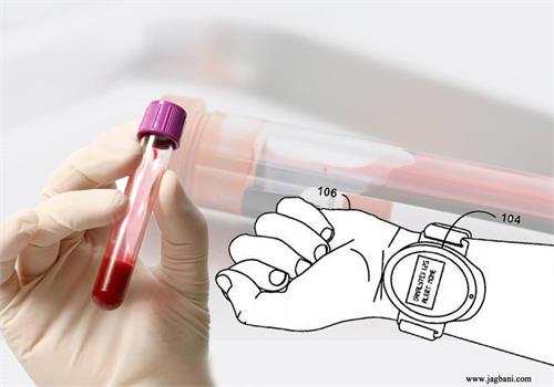 take blood samples using a smartwatch
