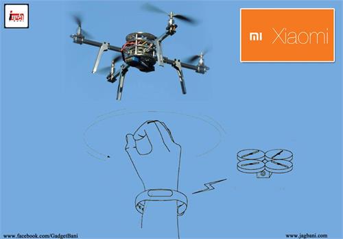 xiaomi drone smart band mi band