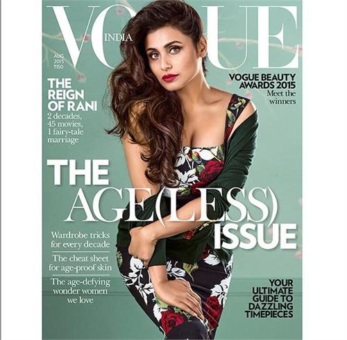 rani mukherjee has done glamorous photoshoot for vogue