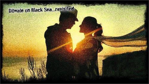 shahrukh and kajol capture a special moment on the sets of dilwale