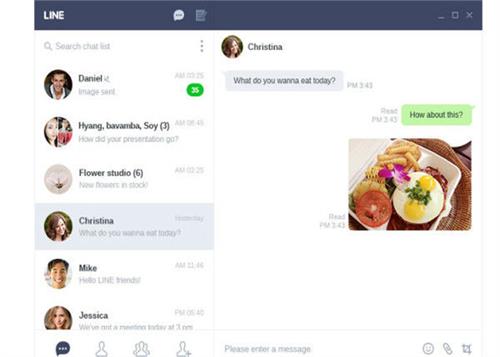 now line chat will be possible on computer