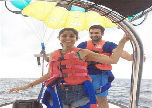 shilpa celebrate her husband s birthday