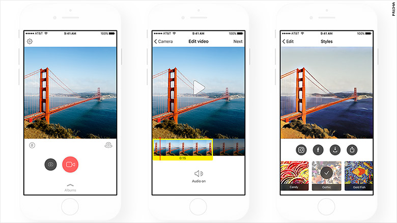 prisma s new adds filters for videos