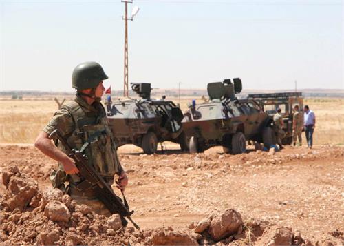 islamic state and syrian troops occupied the area of rebels