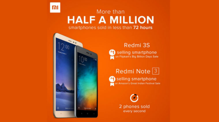 xiaomi claims to have sold 500 000 smartphones in 3 days