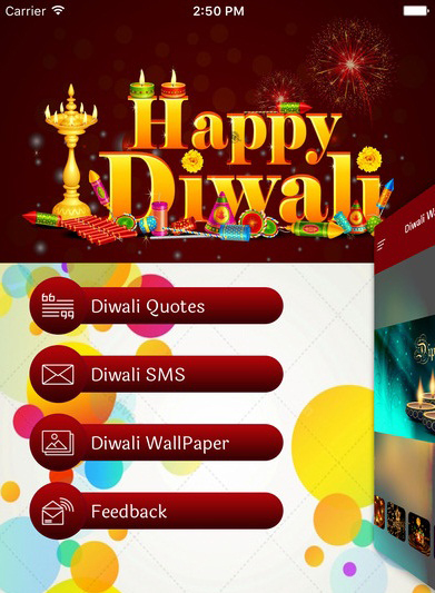 this app will help ios users for sending diwali greetings