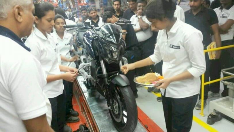 bajaj started its dominar 400 pulsar production in india
