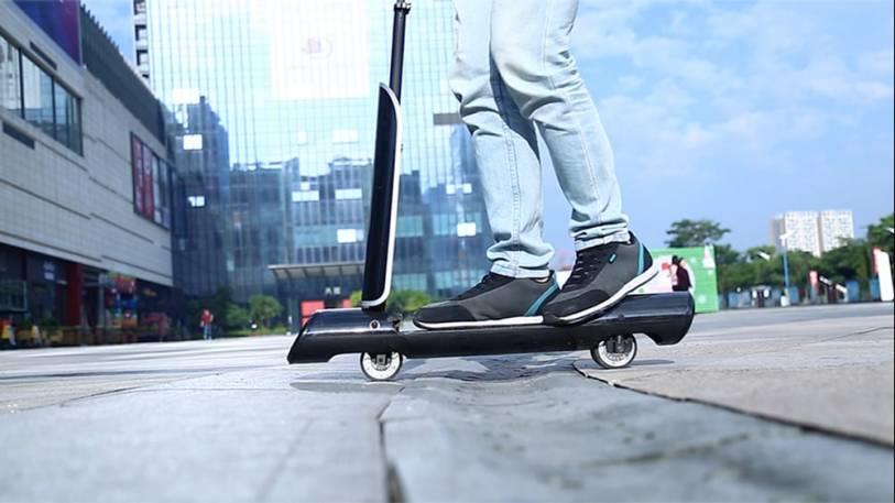 gotube developed prototype portable and lighter electric scooter