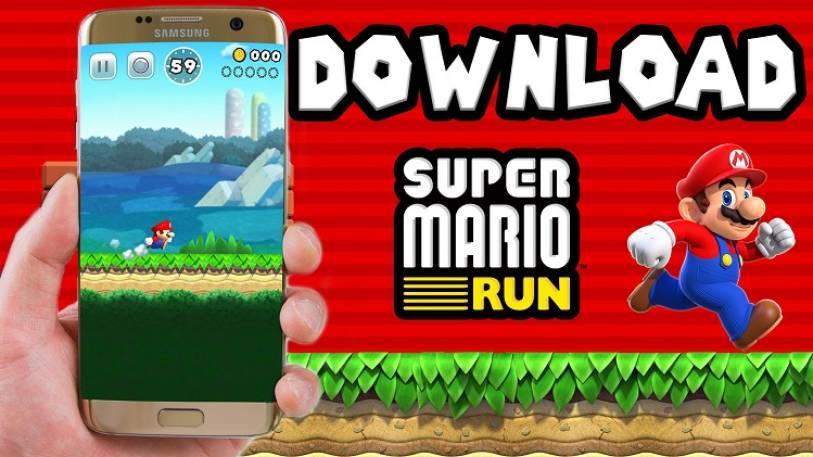 games like super mario runs were available for android users