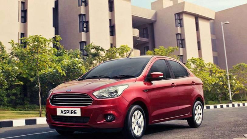 ford aspire at likely to get knee airbags