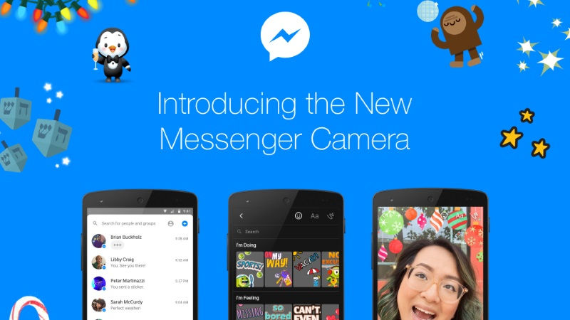facebook messenger s camera gets an upgrade with 3d masks and filters