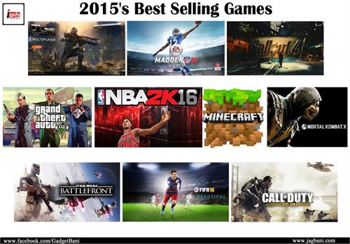 best selling games of 2015