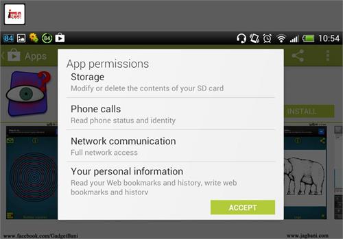 study finds that 80  android users says no on apps permissions