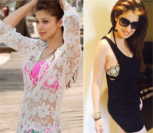 neha dhupia left behind seen in bold avatar with julie 2