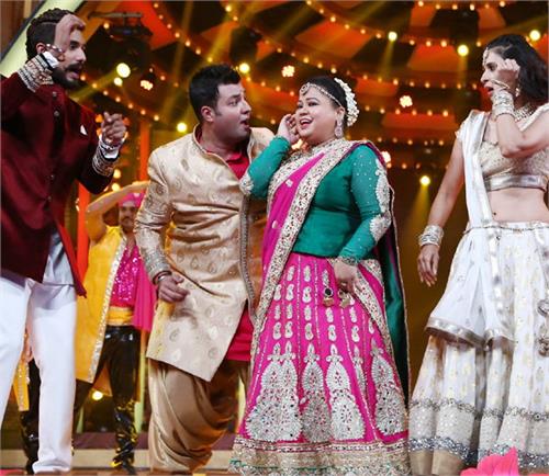 valentine special  bharti singh and varun sharma are create wedding drama on tv
