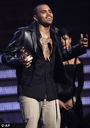 chris brown told about grammy awards