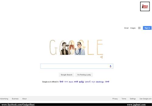 google shows its new doodle