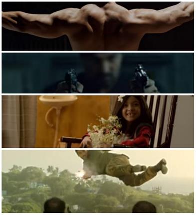 john abraham stunt in  rockey handsome 