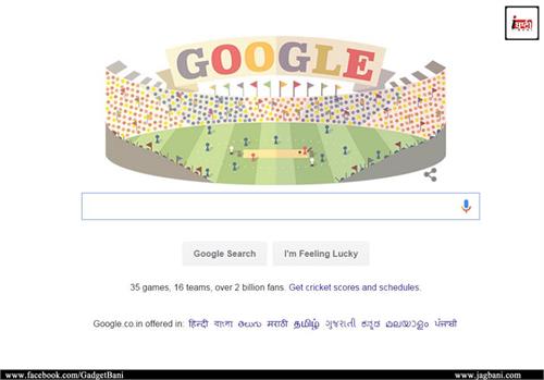 google doodle marks beginning of icc t20 cricket world cup 2016