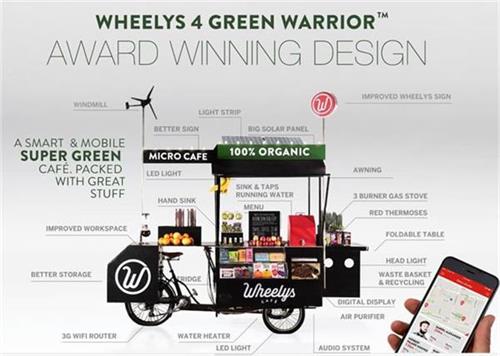 wheelys 4 mobile cafe produces fresh coffee and fresh air