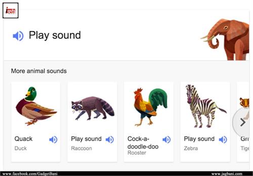 google animal sounds desktop smartphones feature