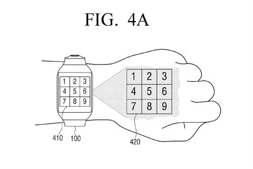 samsung imagining smartwatch with projector s technology