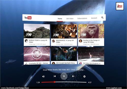 youtube s new app for virtual reality