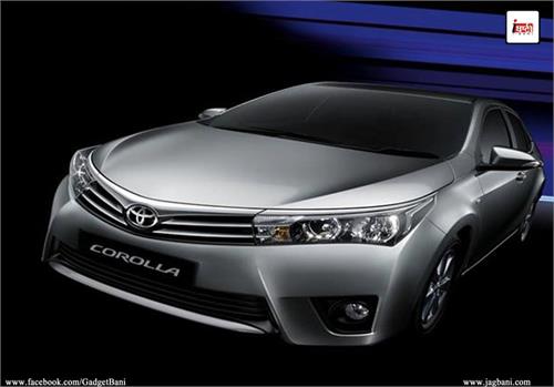 toyota make corolla altis only with petrol engine for india