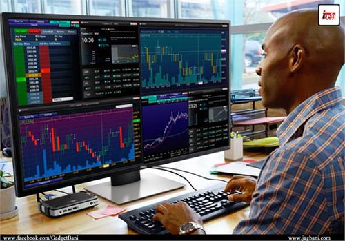 dell s new monitor allow users to access four separate display on one screen