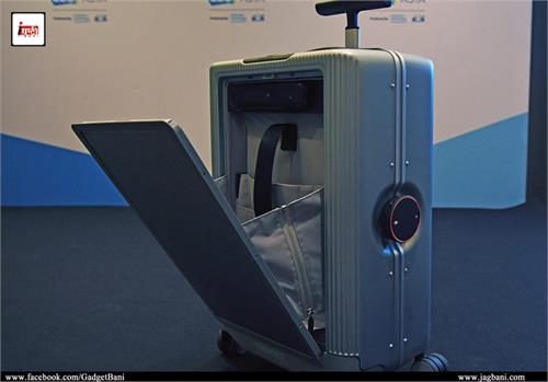 a suitcase that automatically follows you around