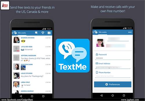 mobile app call text me message without sim